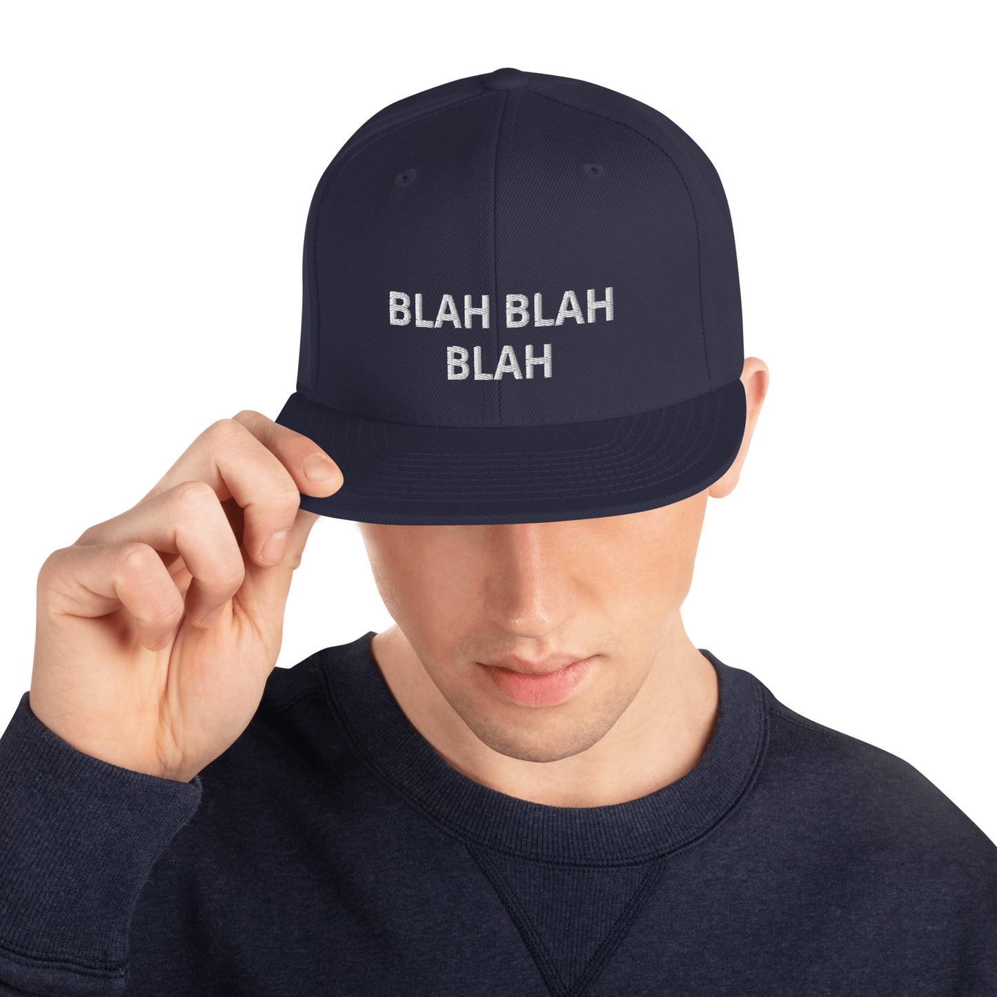 Blah Blah Blah Snapback Hat