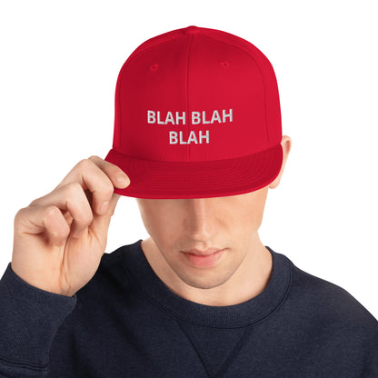 Blah Blah Blah Snapback Hat