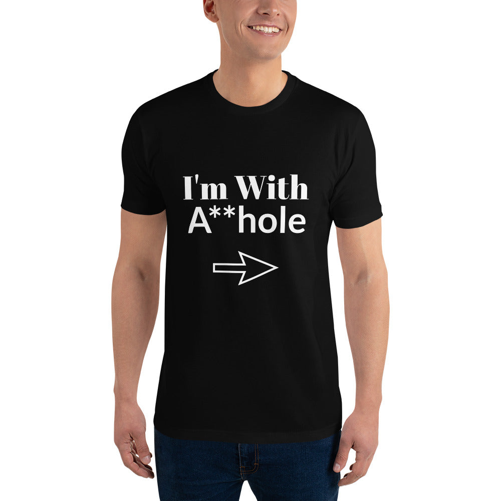 Arrow Ahole Censored (White Font) Short Sleeve T-shirt