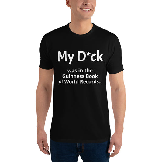 My D*ck Joke (White Font) Short Sleeve T-shirt