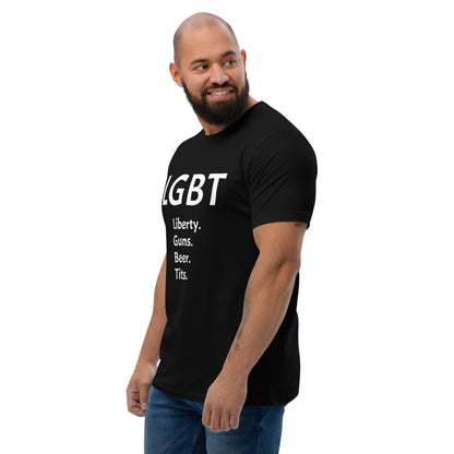 LGBT (White Font) Short Sleeve T-shirt