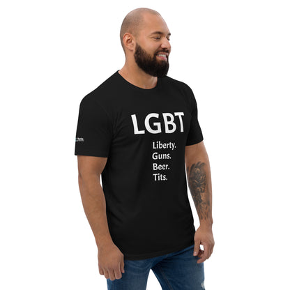 LGBT (White Font) Short Sleeve T-shirt