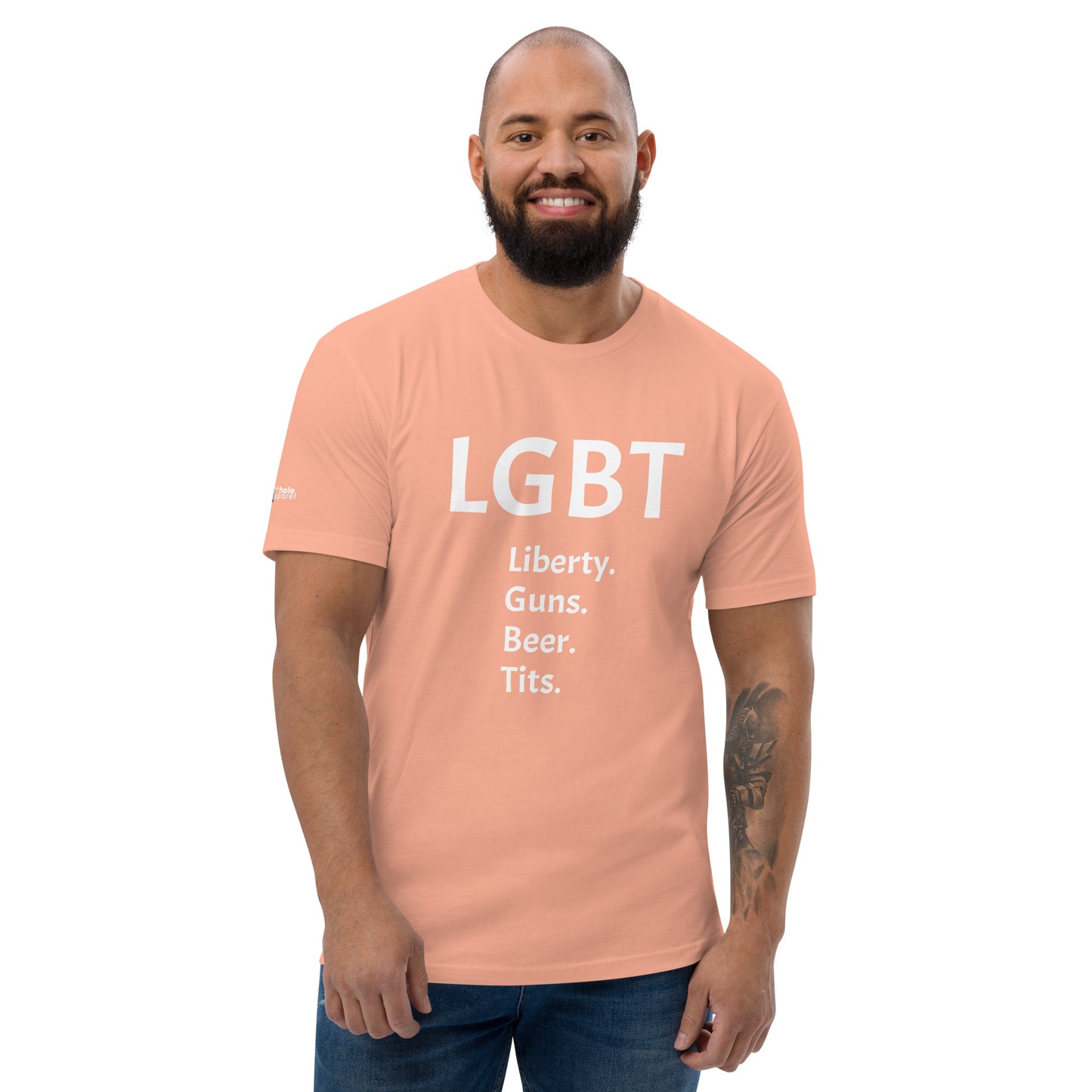 LGBT (White Font) Short Sleeve T-shirt