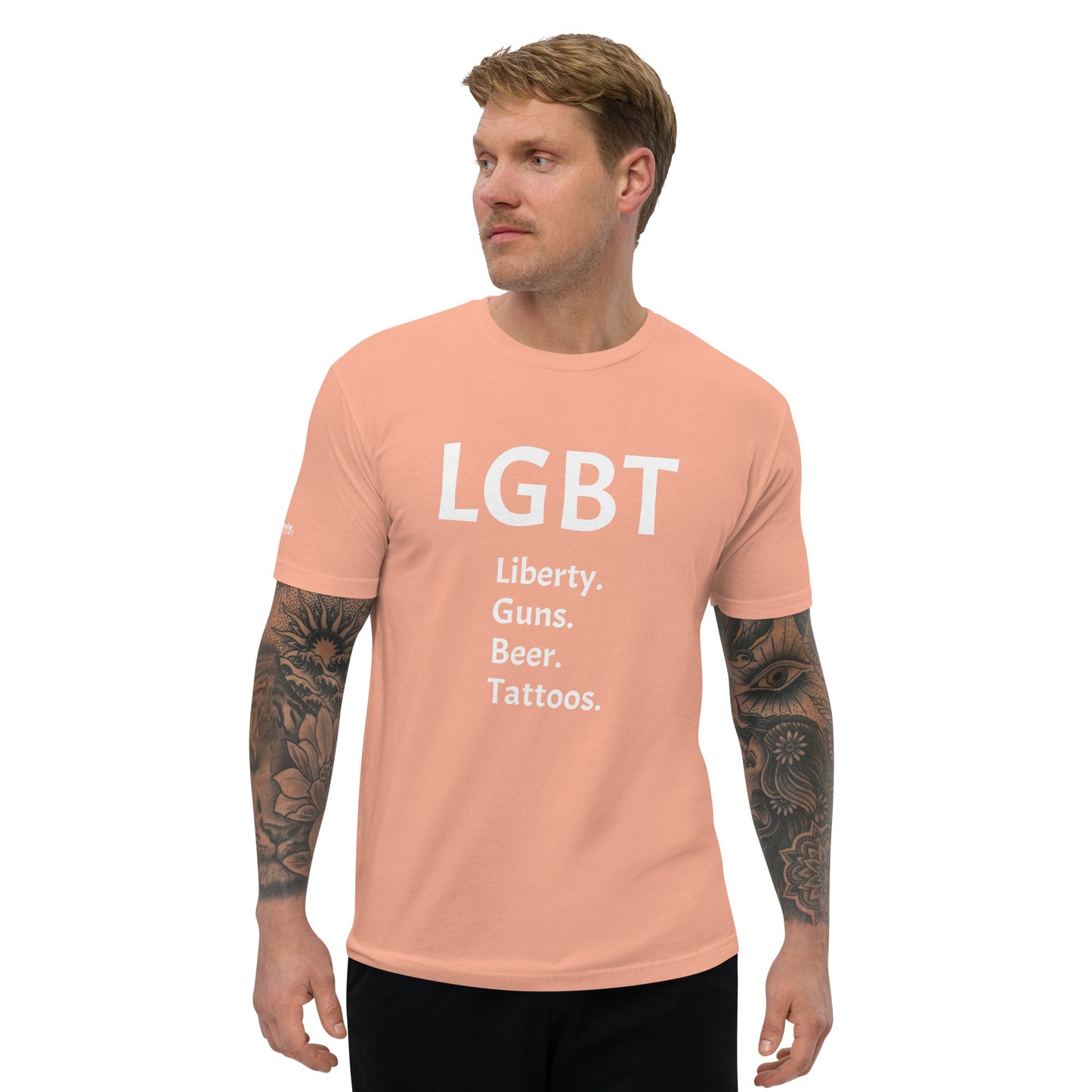 LGBT Censored (White Font) Short Sleeve T-shirt