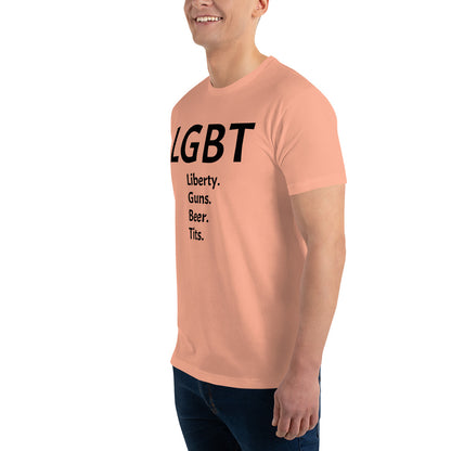 LGBT (Black Font) Short Sleeve T-shirt