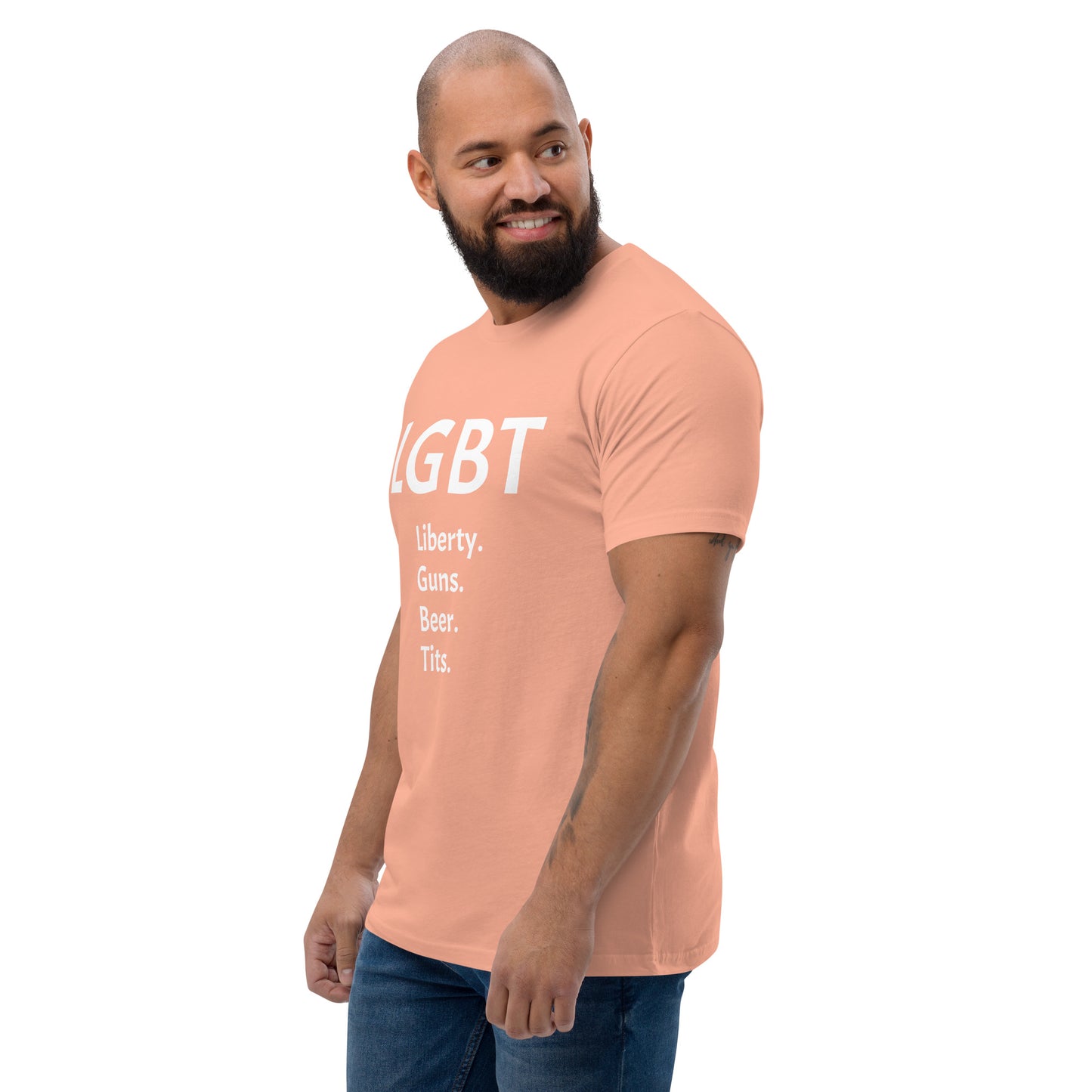 LGBT (White Font) Short Sleeve T-shirt