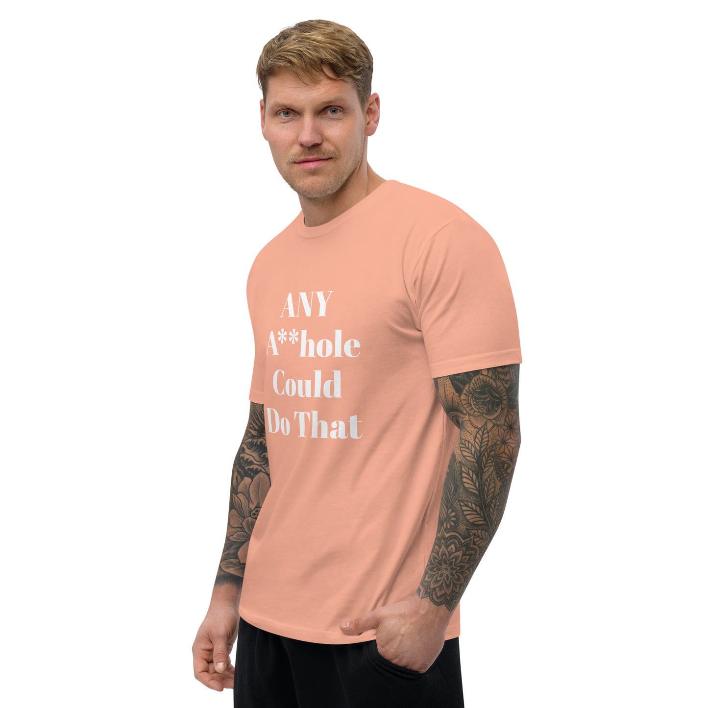 Any Ahole Censored (White Font) Short Sleeve T-shirt