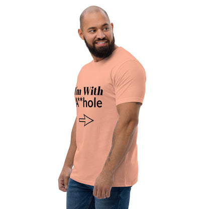 Arrow Ahole Censored (Black Font) Short Sleeve T-shirt