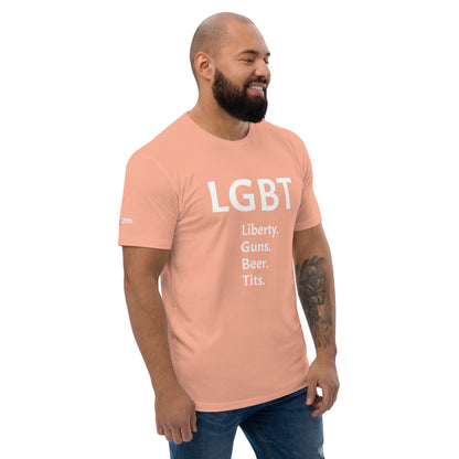 LGBT (White Font) Short Sleeve T-shirt