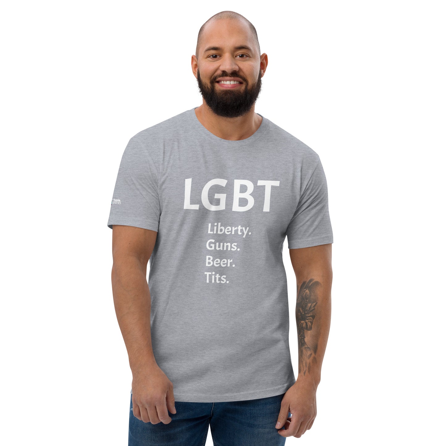 LGBT (White Font) Short Sleeve T-shirt