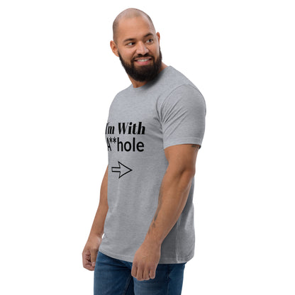 Arrow Ahole Censored (Black Font) Short Sleeve T-shirt