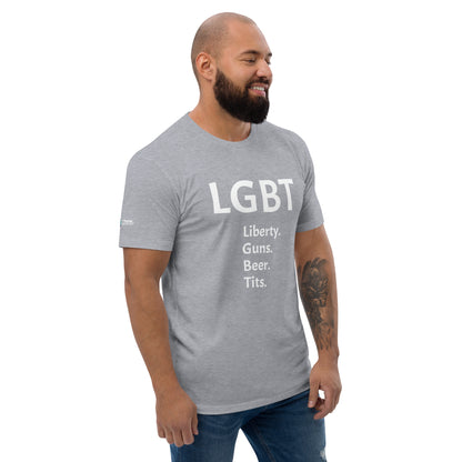 LGBT (White Font) Short Sleeve T-shirt