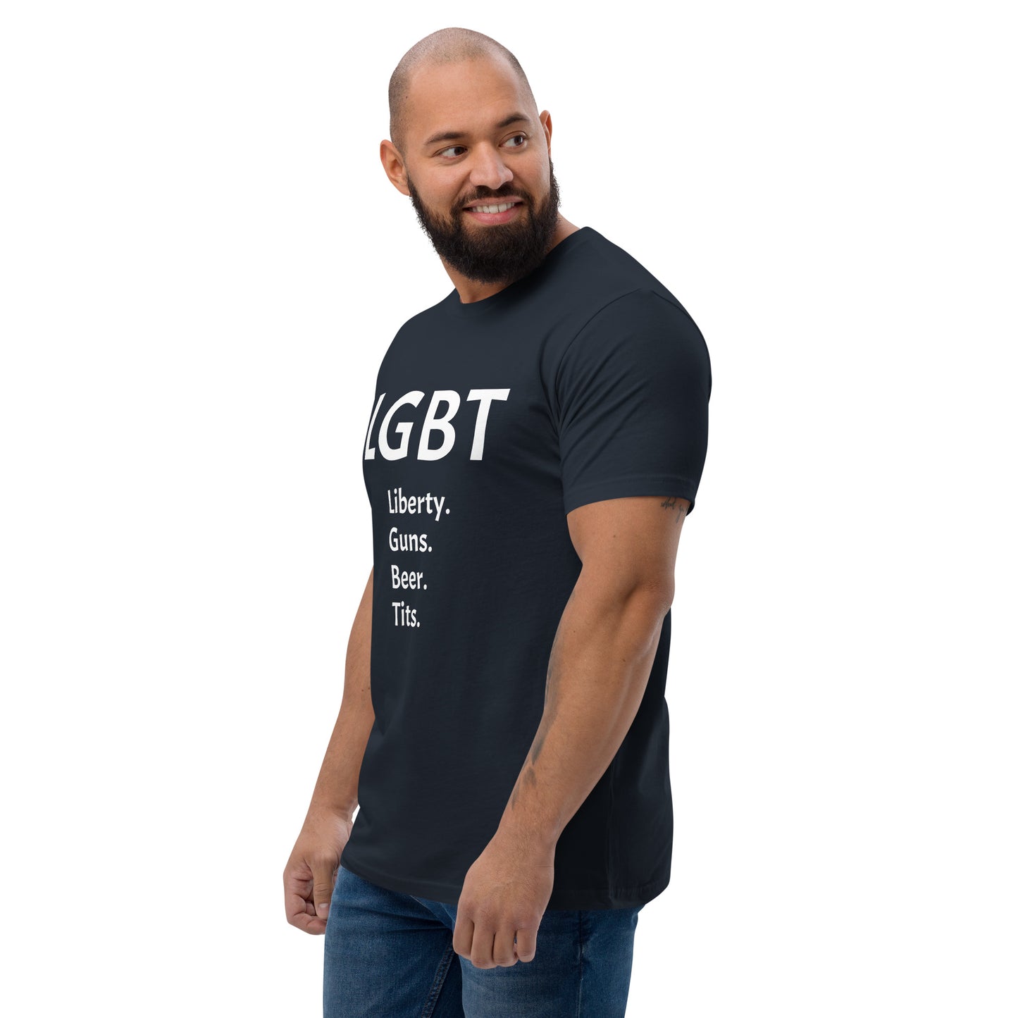 LGBT (White Font) Short Sleeve T-shirt