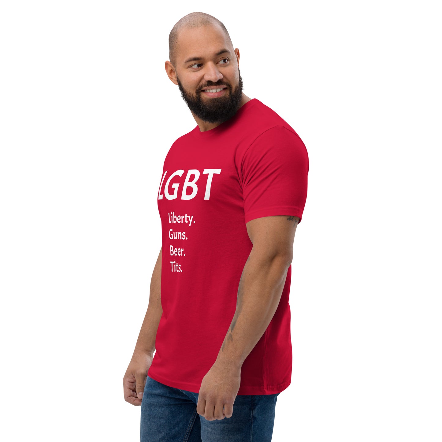 LGBT (White Font) Short Sleeve T-shirt