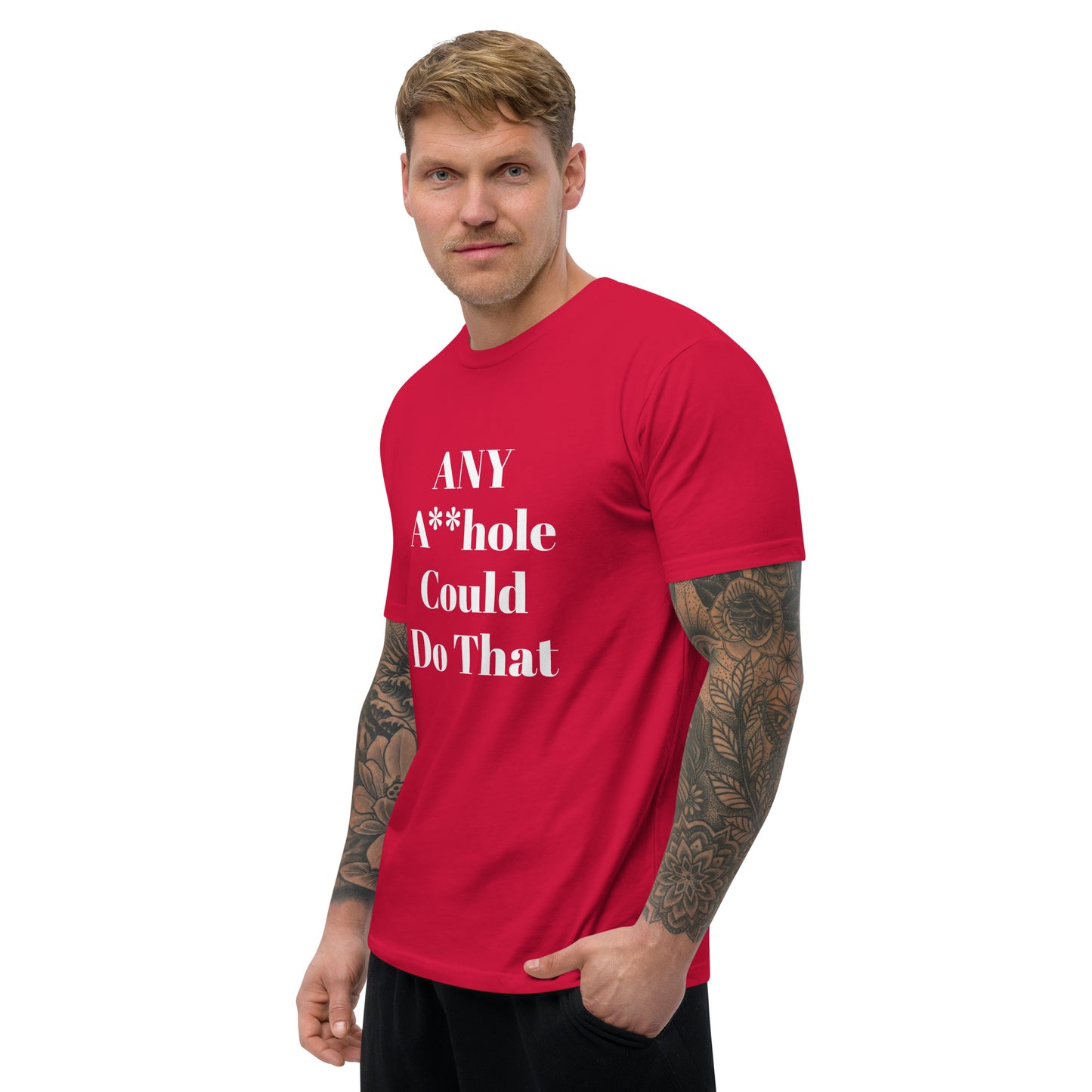 Any Ahole Censored (White Font) Short Sleeve T-shirt