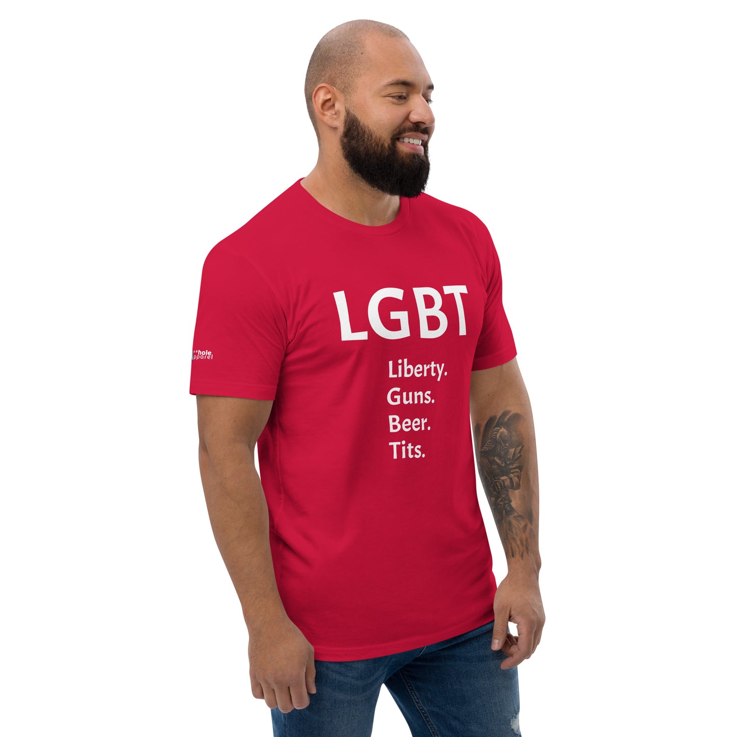 LGBT (White Font) Short Sleeve T-shirt