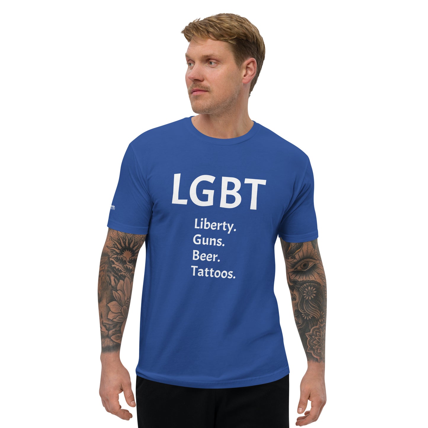 LGBT Censored (White Font) Short Sleeve T-shirt