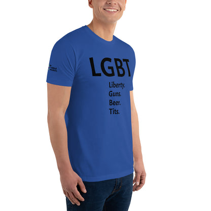 LGBT (Black Font) Short Sleeve T-shirt